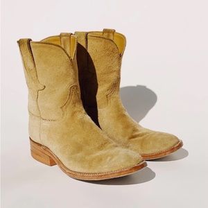 Hey Gang Ranch Boots new in box! Never worn and not available for purchase.